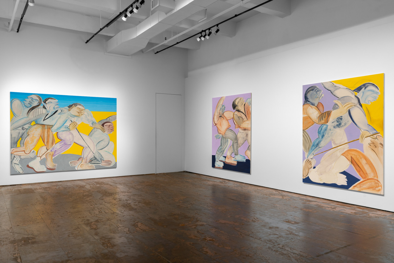 Installation view of &quot;Anastasia Bay: The Stumbler's Parade,&quot; Venus Over Manhattan, 2022