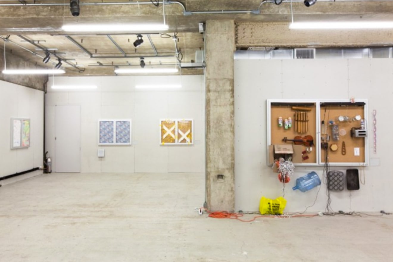 Installation view of Bulletin Boards, Venus Over Manhattan, 2012