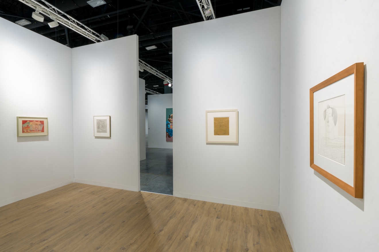 Installation view of Venus Over Manhattan booth at Art Basel Miami Beach 2021