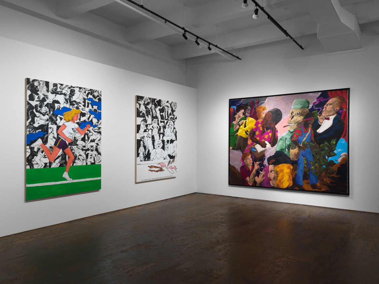 Installation view of Robert Colescott: Women, Venus Over Manhattan, New York, 2022