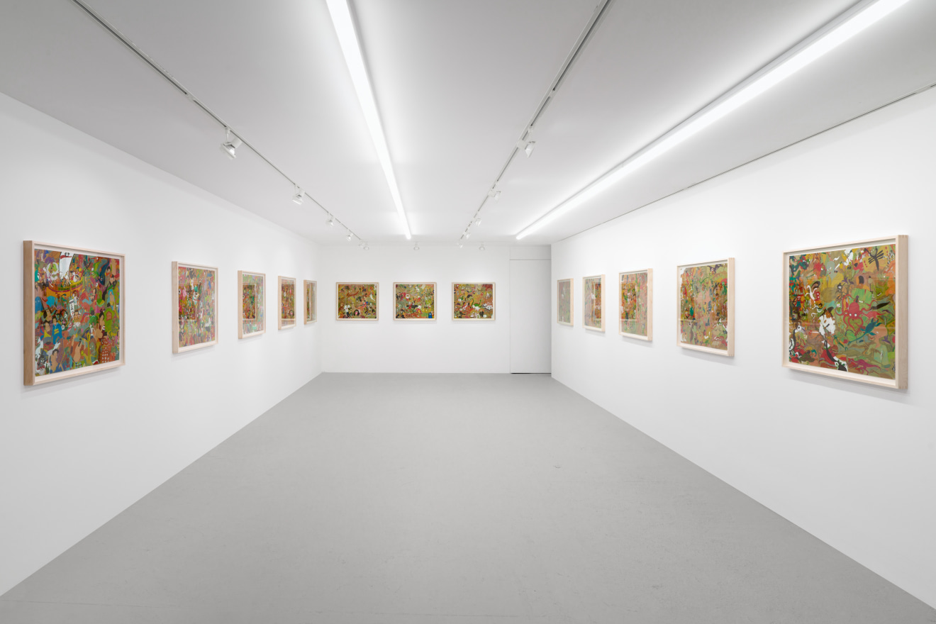 Installation view of Yuichiro Ukai at Venus Over Manhattan, New York, 2023