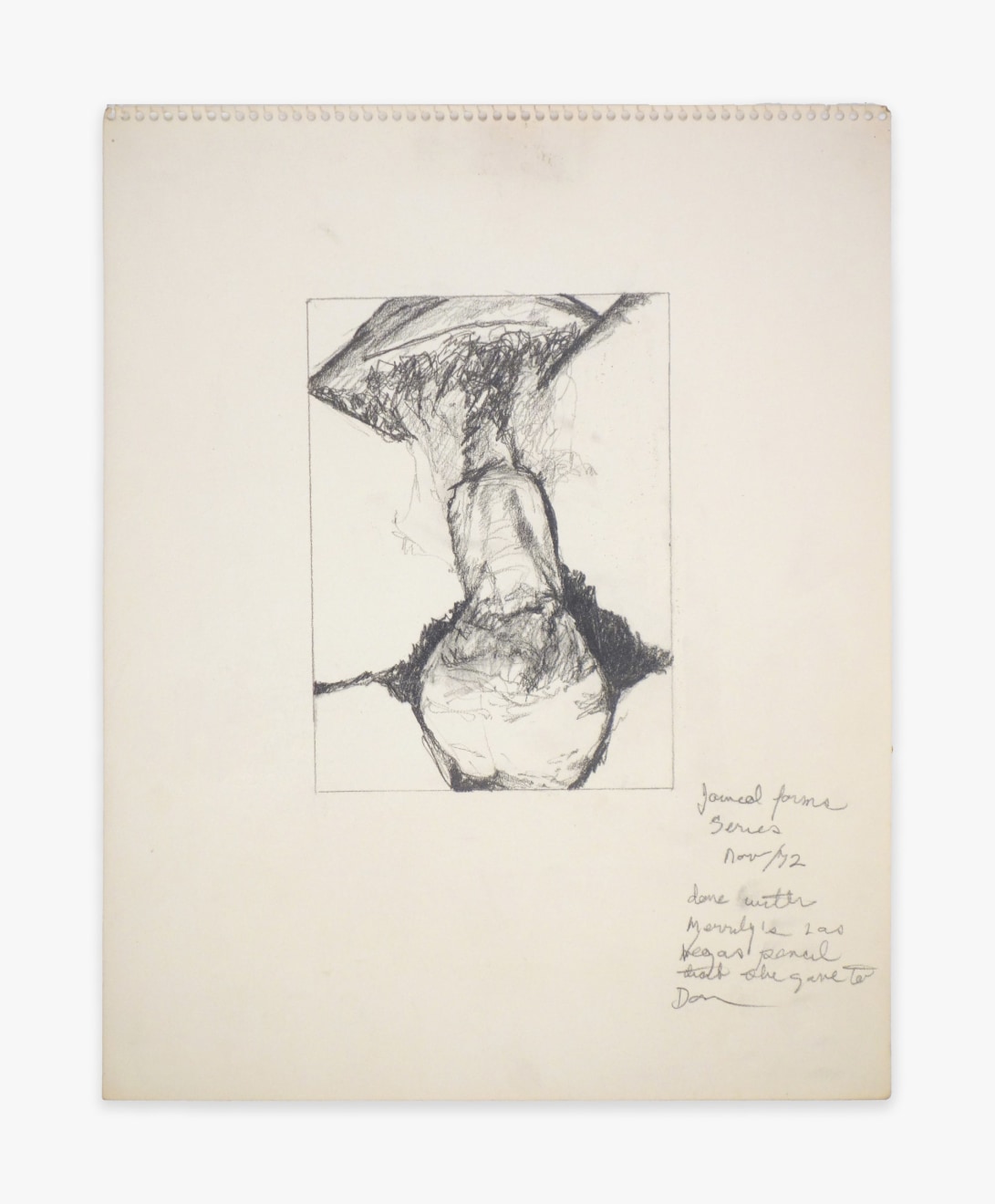 Betty Tompkins Fuck Drawing November 1972