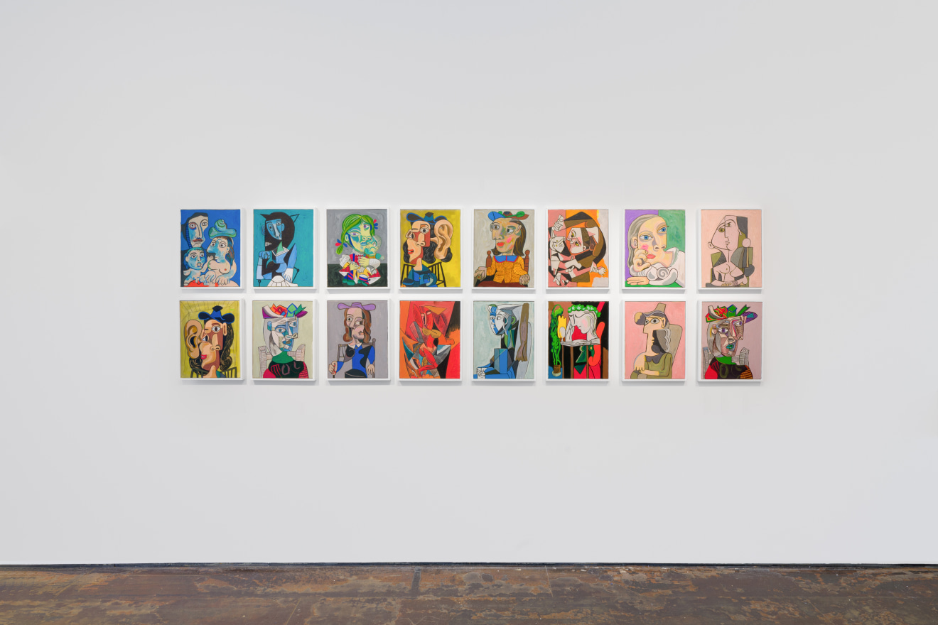 Installation view of Keiichi Tanaami: Manhattan Universe at Venus Over Manhattan, New York