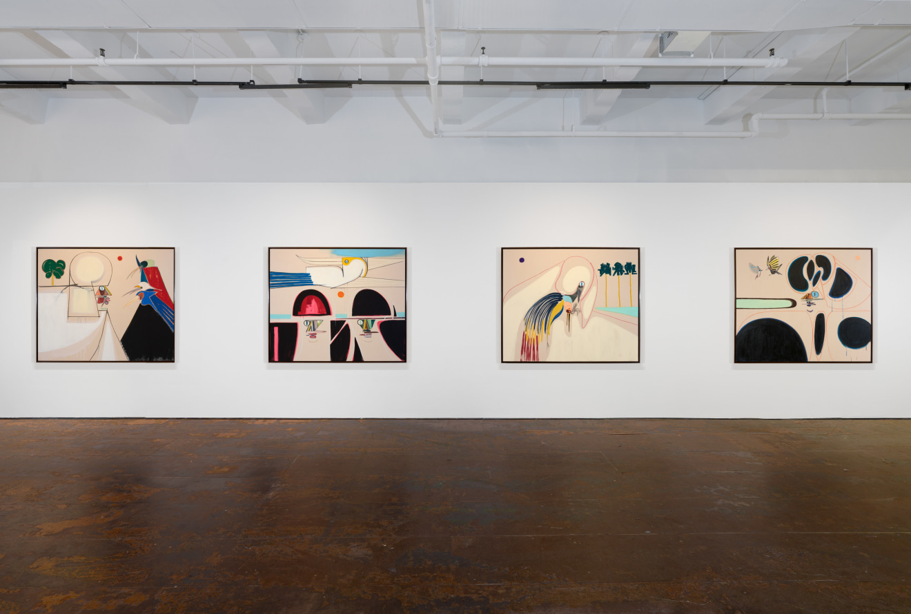 Installation view of Susumu Kamijo Jack &amp; Venus at Venus Over Manhattan New York