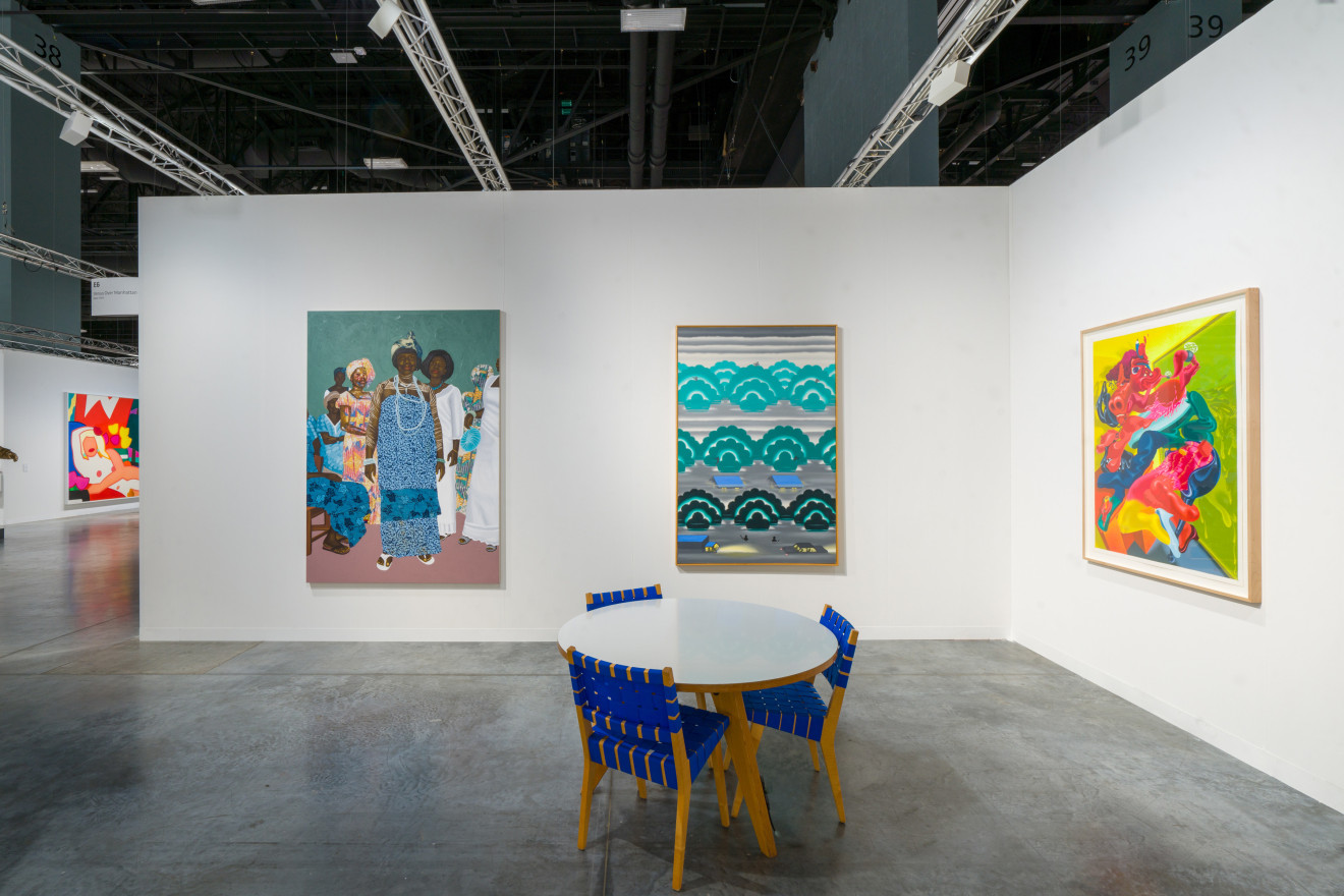 Installation view of Venus Over Manhattan booth at Art Basel Miami Beach 2021