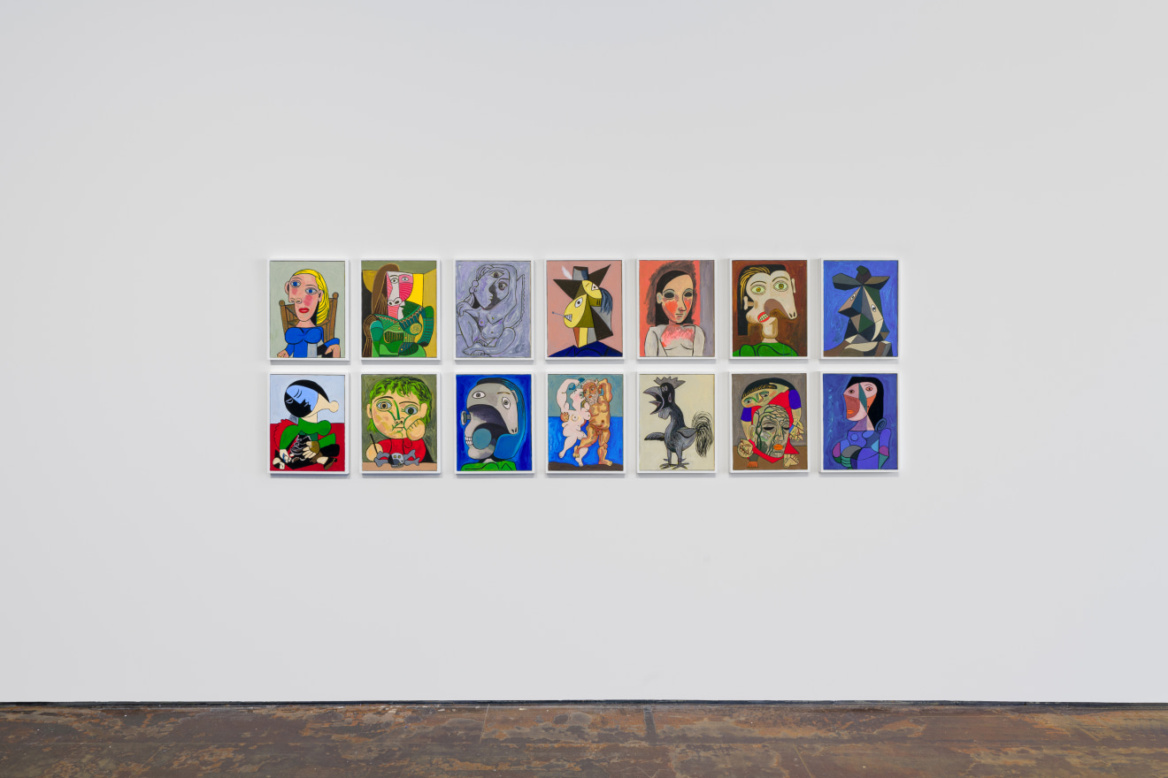 Installation view of Keiichi Tanaami: Manhattan Universe at Venus Over Manhattan, New York