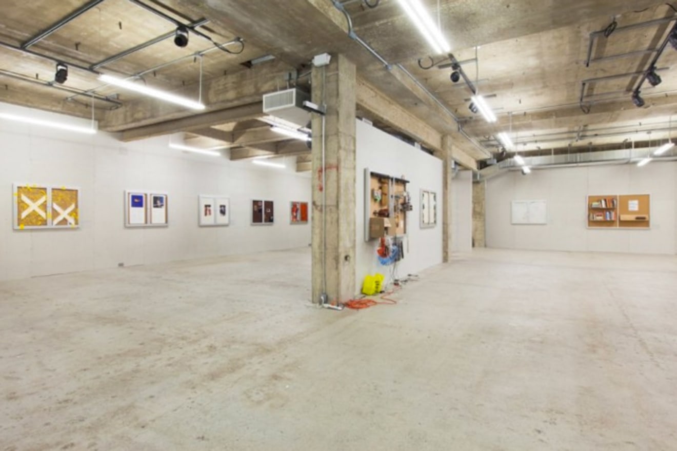 Installation view of Bulletin Boards, Venus Over Manhattan, 2012