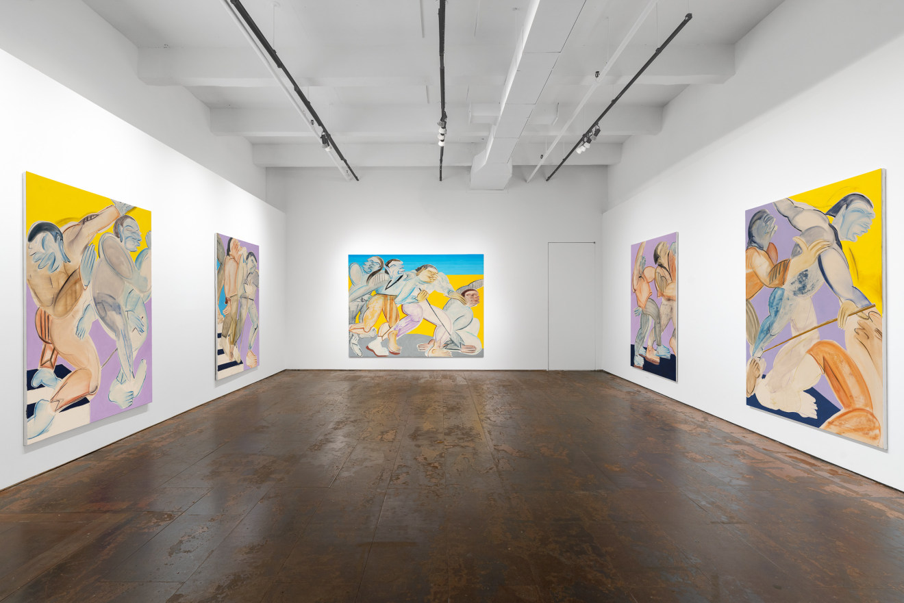 Installation view of &quot;Anastasia Bay: The Stumbler's Parade,&quot; Venus Over Manhattan, 2022