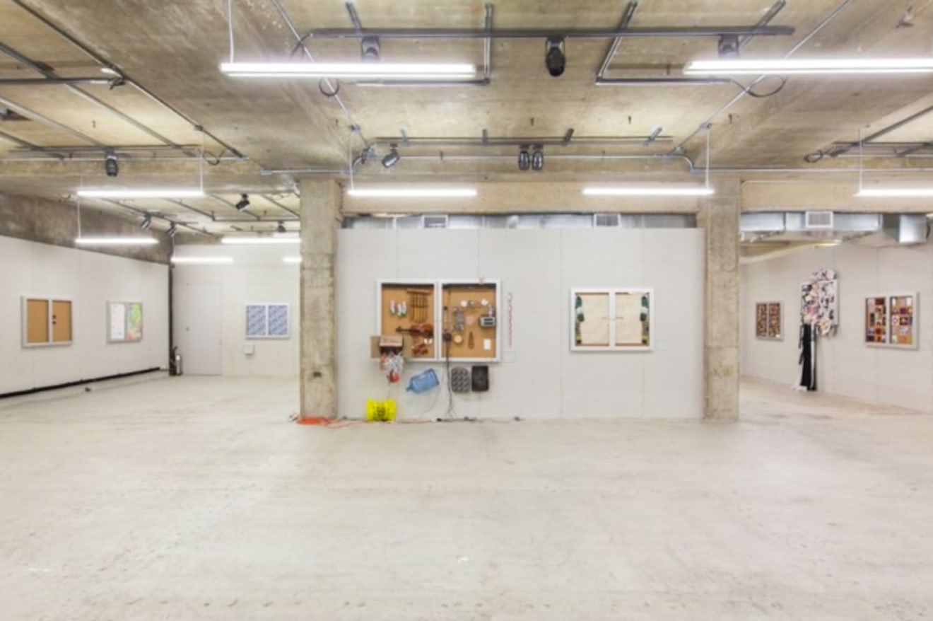 Installation view of Bulletin Boards, Venus Over Manhattan, 2012