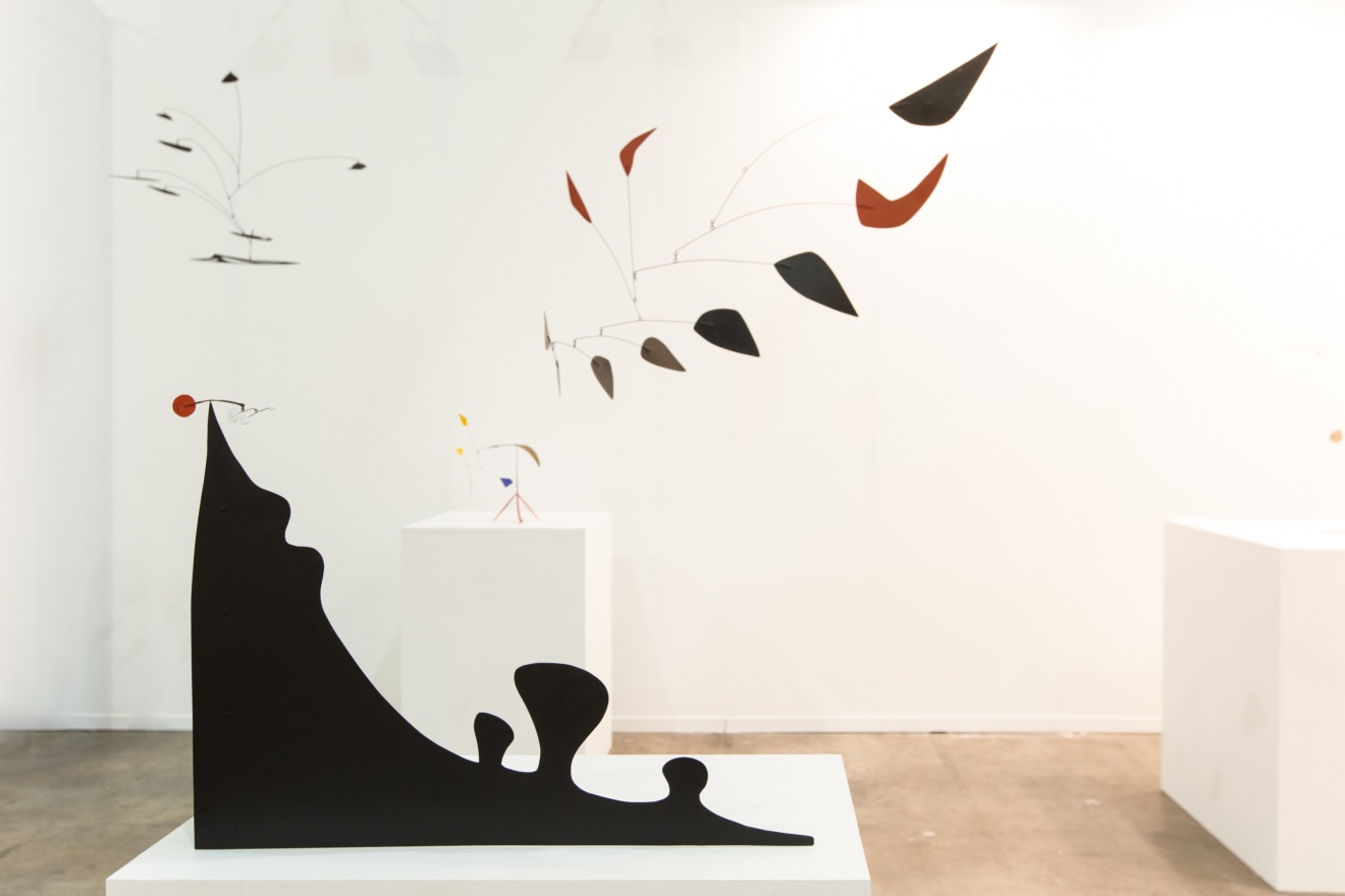 Installation view of Alexander Calder at Zona Maco, Mexico City, 2016