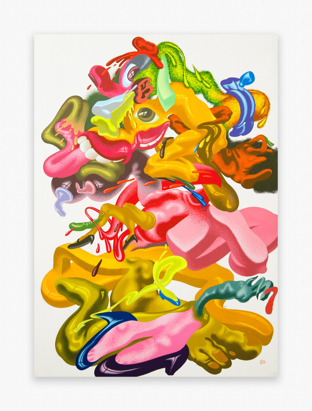 Peter Saul Exquisite Corpse, 1980