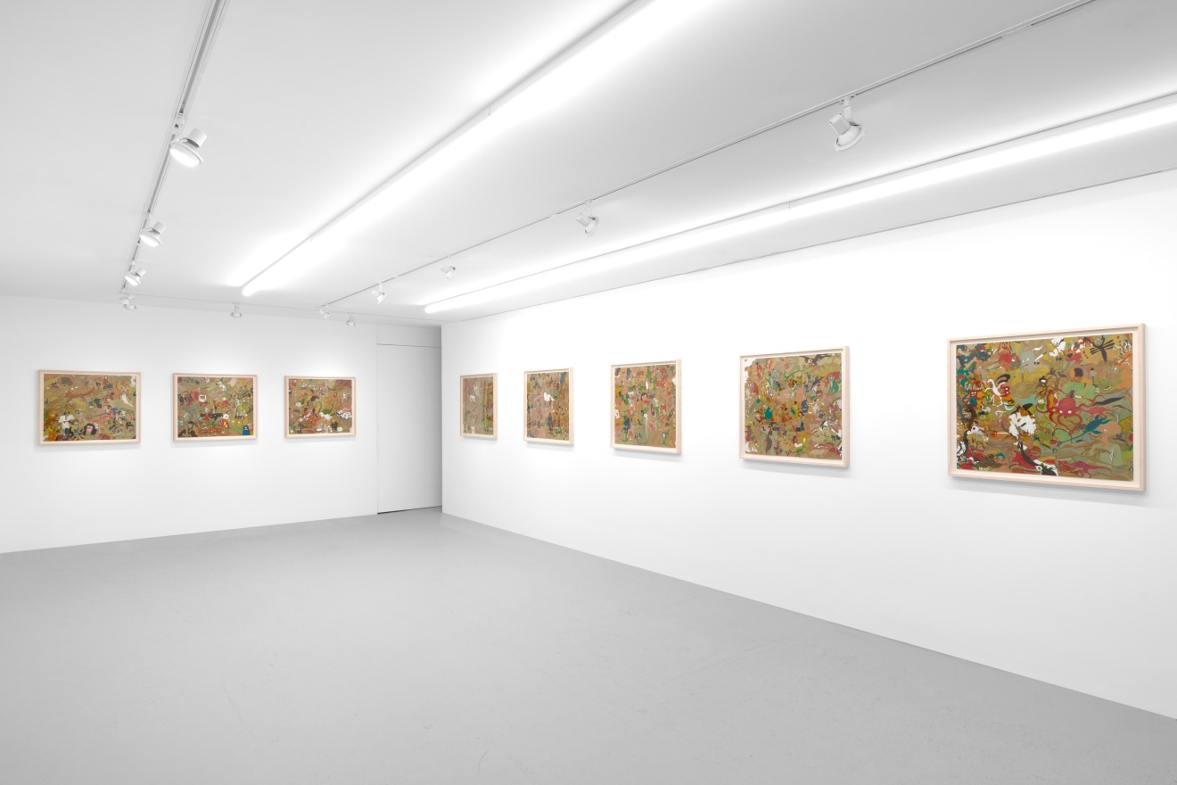 Installation view of Yuichiro Ukai at Venus Over Manhattan, New York, 2023