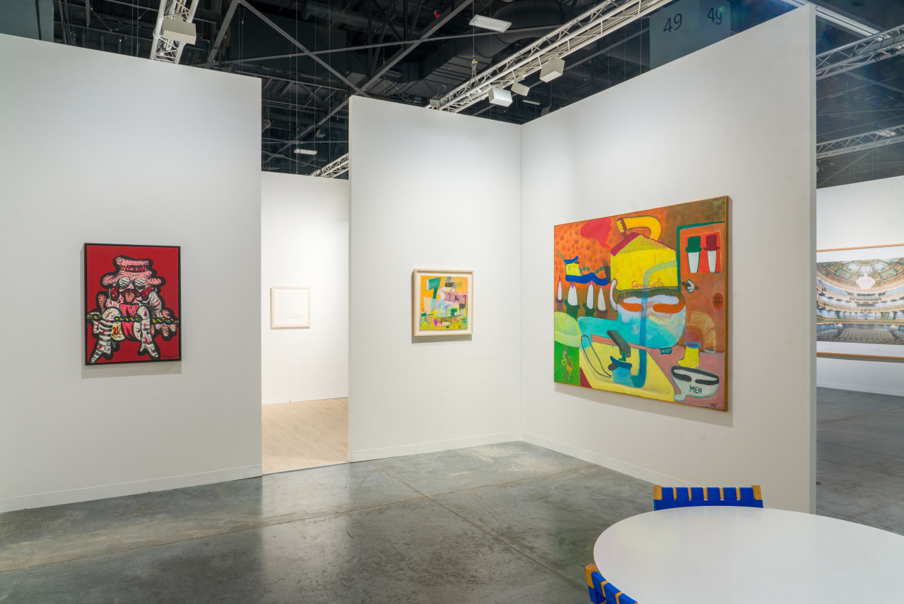 Installation view of Venus Over Manhattan booth at Art Basel Miami Beach 2021