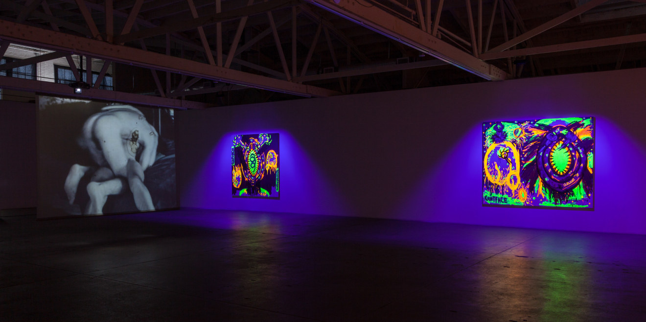 Installation view of CUNT, Los Angeles, Venus Over Los Angeles, 2017