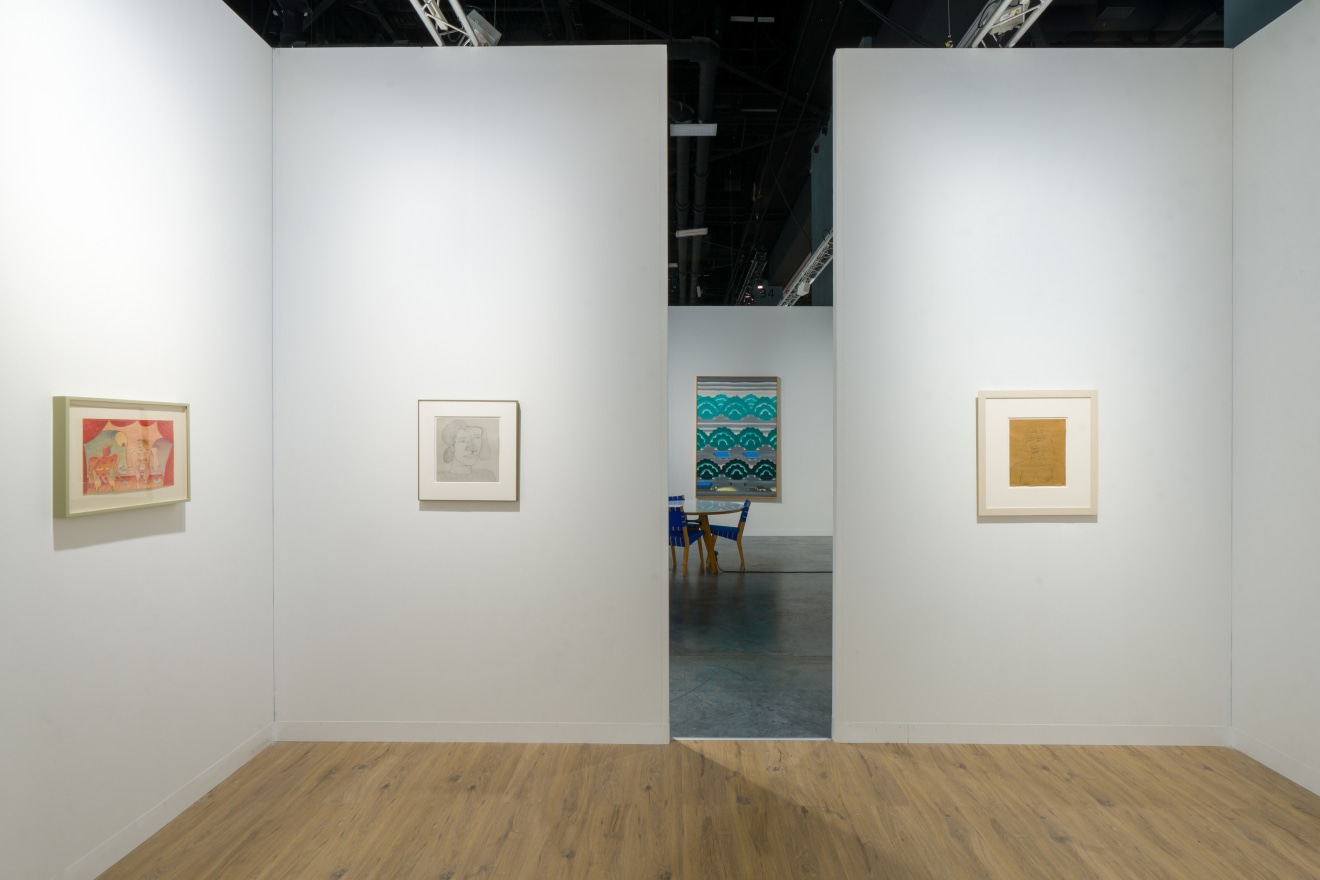 Installation view of Venus Over Manhattan booth at Art Basel Miami Beach 2021