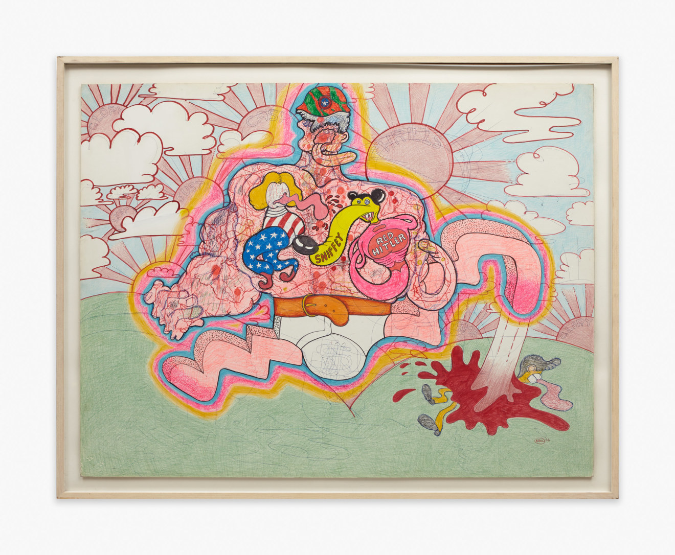 Peter Saul Red Hitler, 1966