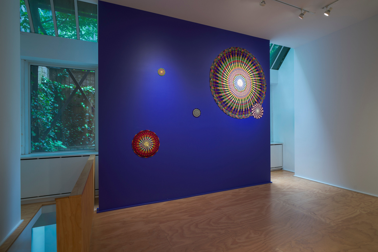 Installation view of Xenobia Bailey's exhibition at Venus Over Manhattan