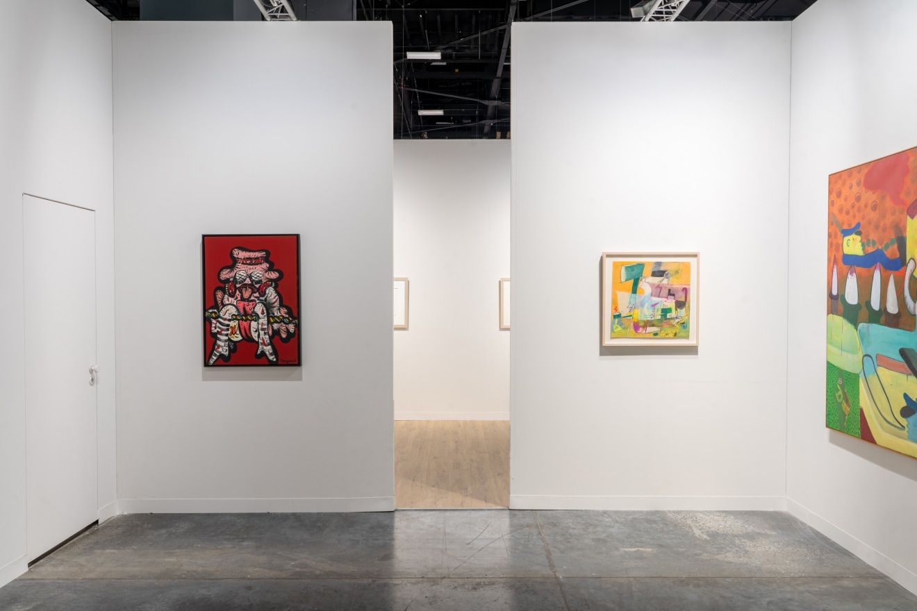 Installation view of Venus Over Manhattan booth at Art Basel Miami Beach 2021