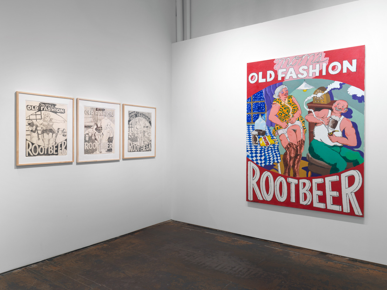 Installation view of Robert Colescott: Women, Venus Over Manhattan, New York, 2022