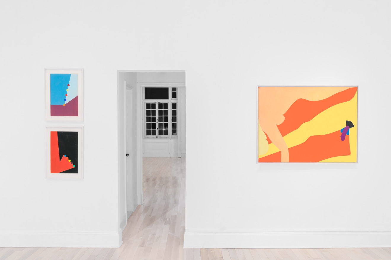 Installation view of Emanuel Proweller Surface Sensible at Venus Over Manhattan New York