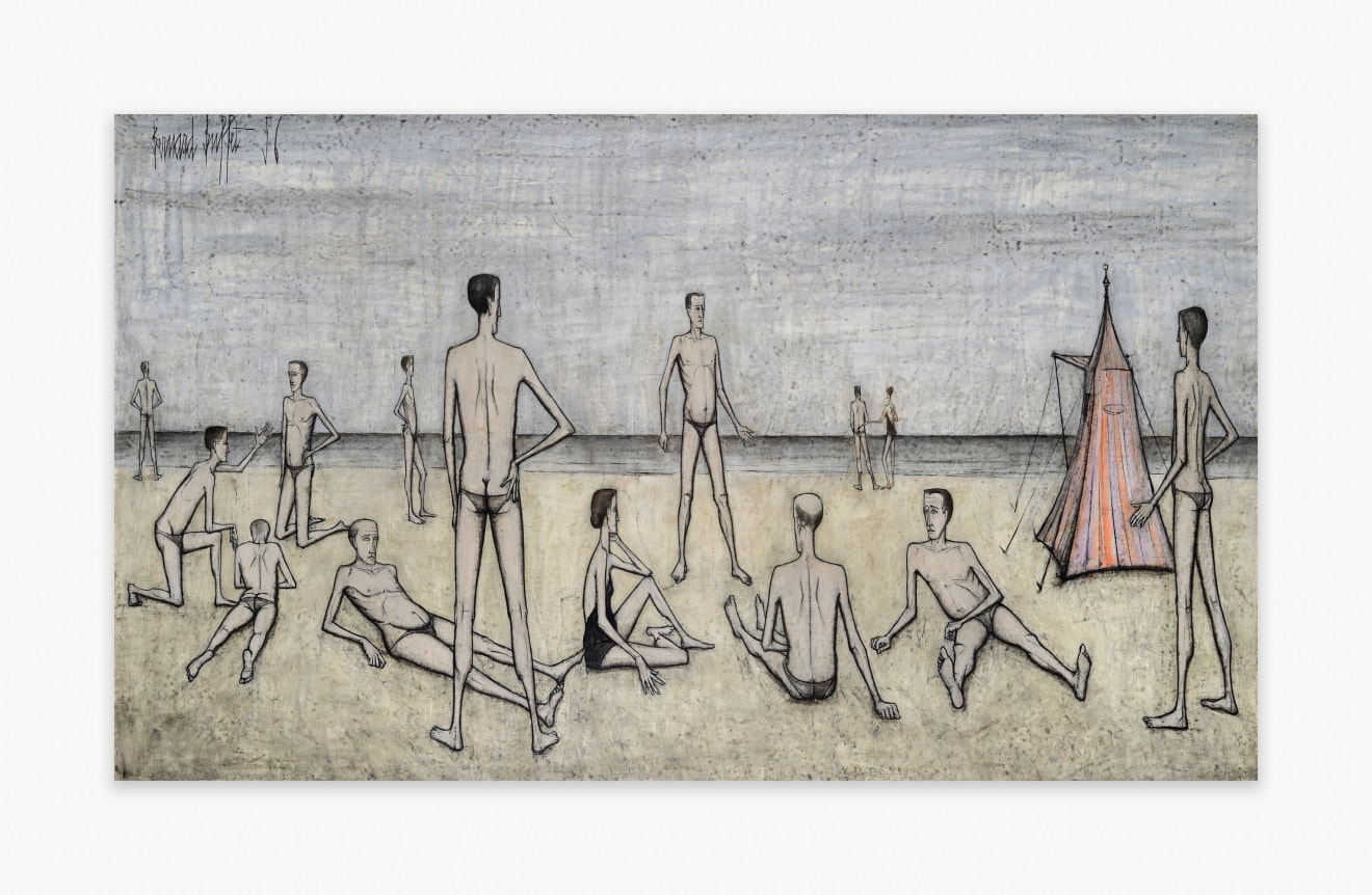 Bernard Buffet La plage, 1956