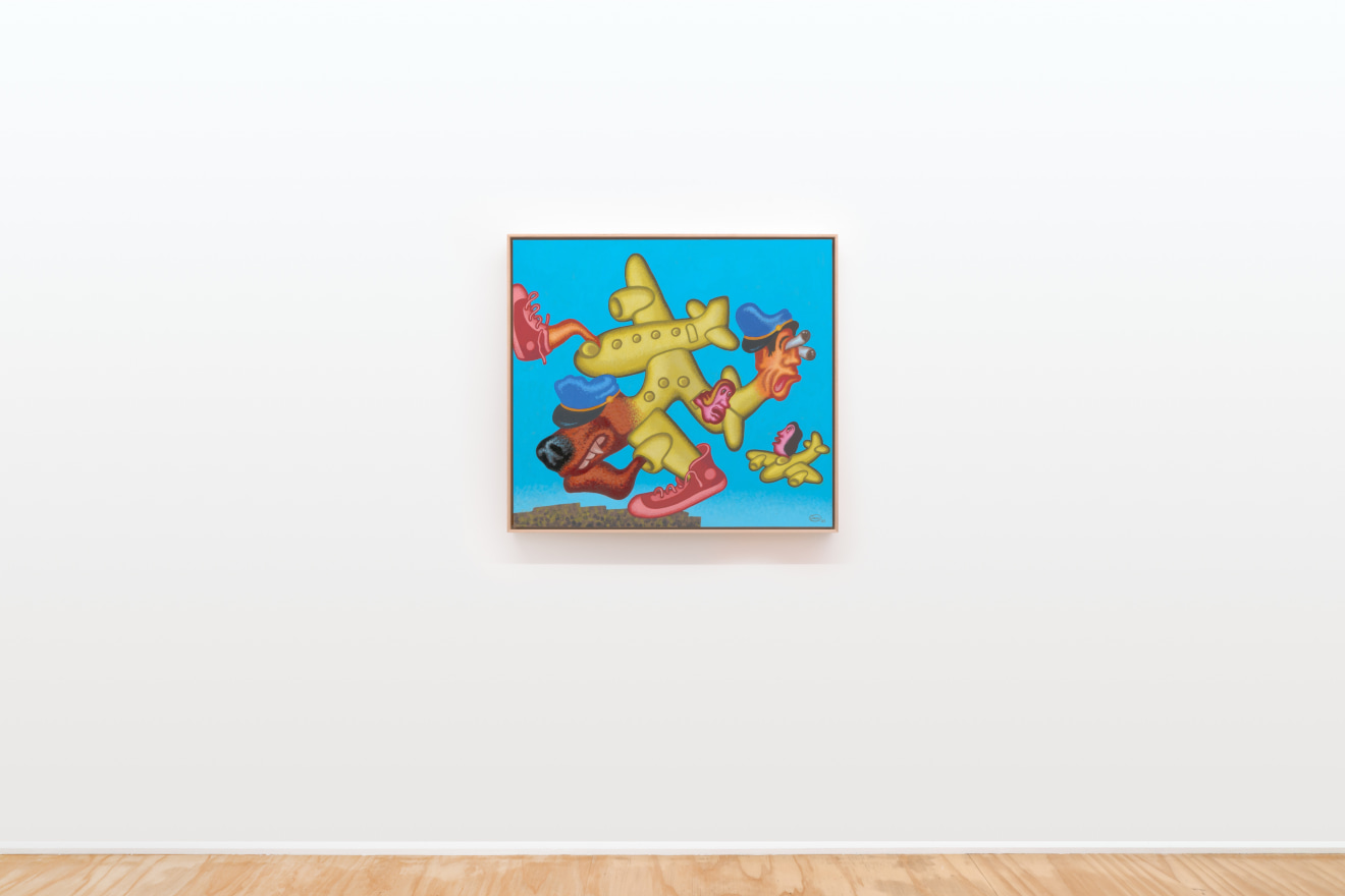 Installation view of Peter Saul at Venus Over Manhattan, New York, 2023