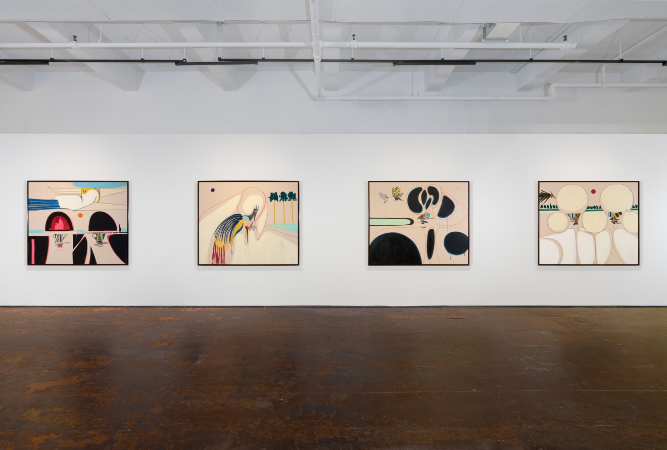 Installation view of Susumu Kamijo Jack &amp; Venus at Venus Over Manhattan New York