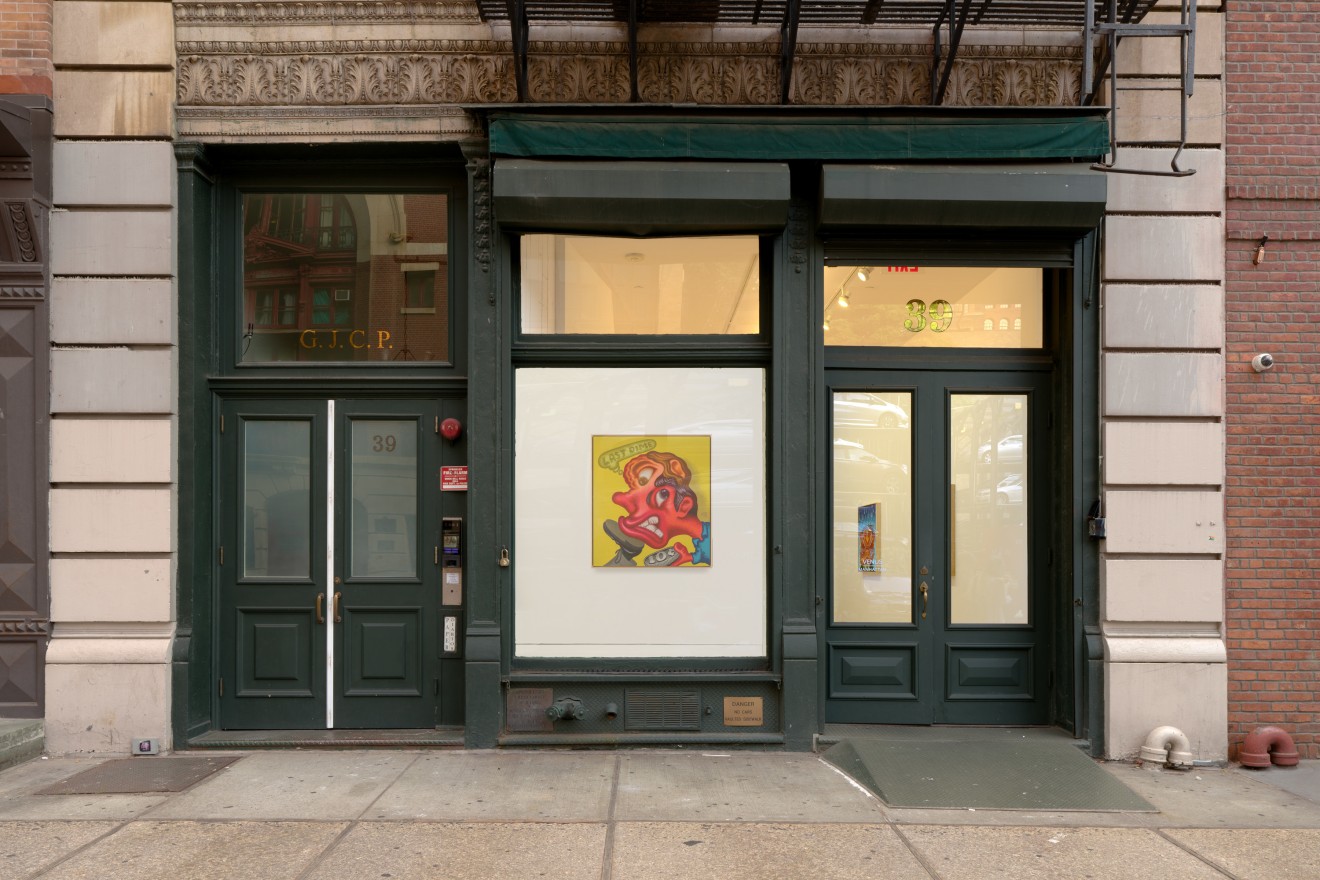 Installation view of Peter Saul at Venus Over Manhattan, New York, 2023