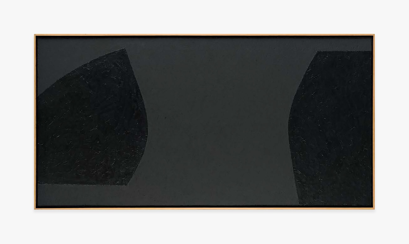 Alberto Burri Nero Cellotex, 1986-1987