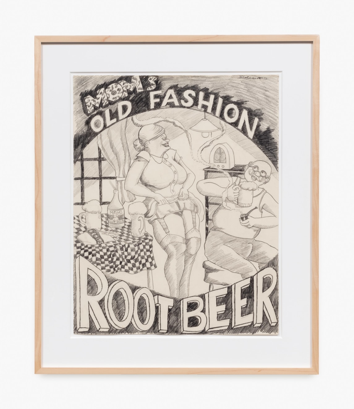 Robert Colescott, &quot;Mom's Old Fashion Root Beer,&quot; 1973.