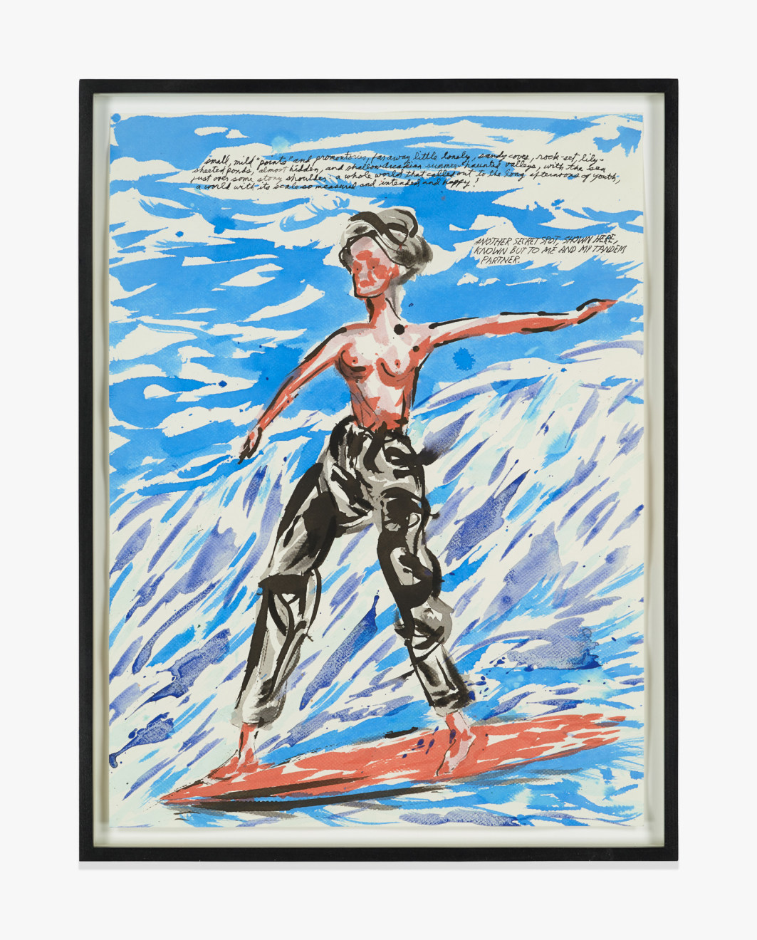 Raymond Pettibon  No Title (small, mild &ldquo;paints&rdquo;&hellip;)