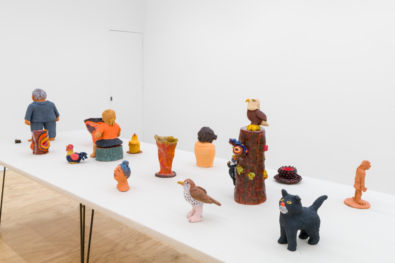 Installation view of &ldquo;Sally Saul: People &amp; Vases,&rdquo; Venus Over Manhattan, New York, 2023