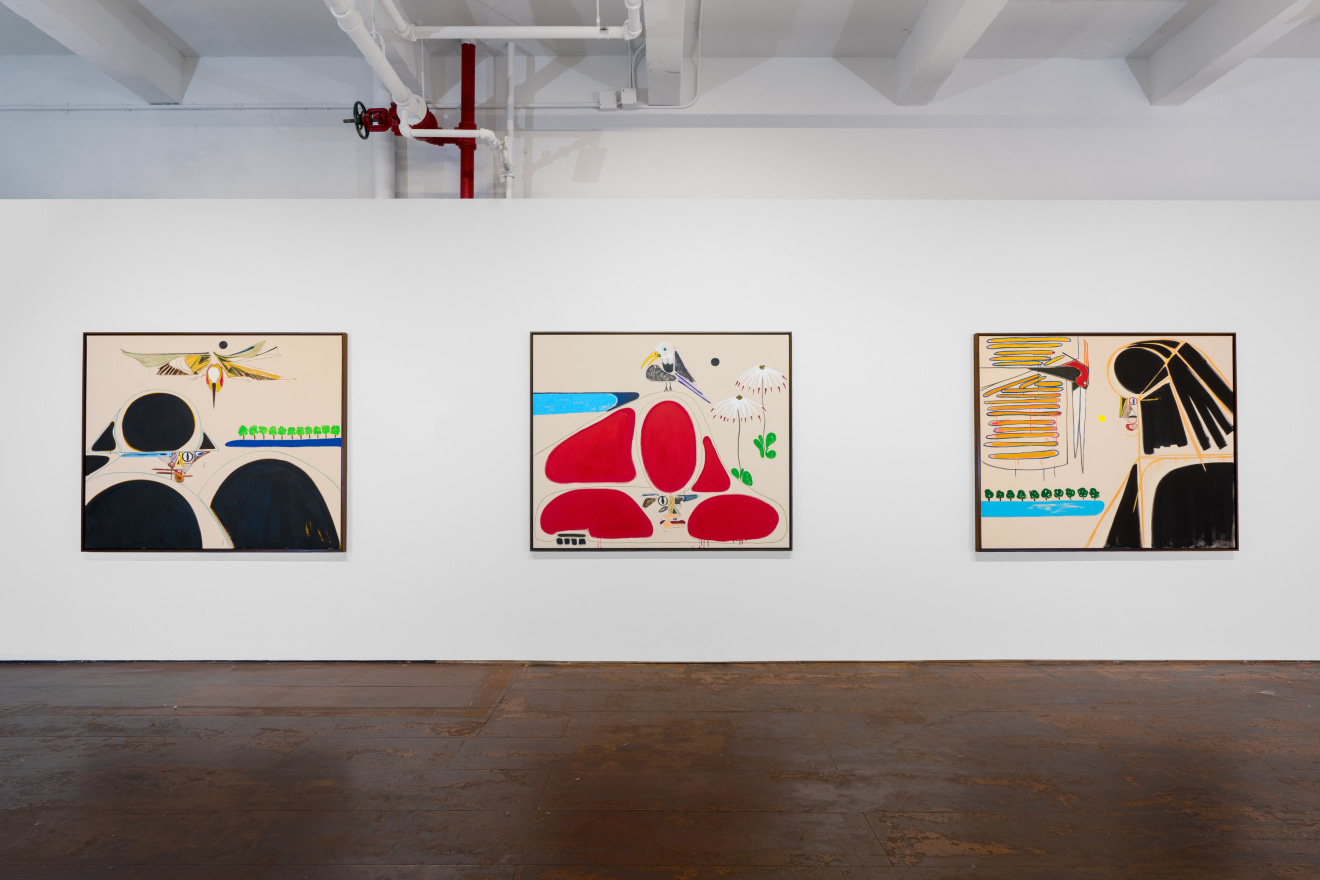 Installation view of Susumu Kamijo Jack &amp; Venus at Venus Over Manhattan New York