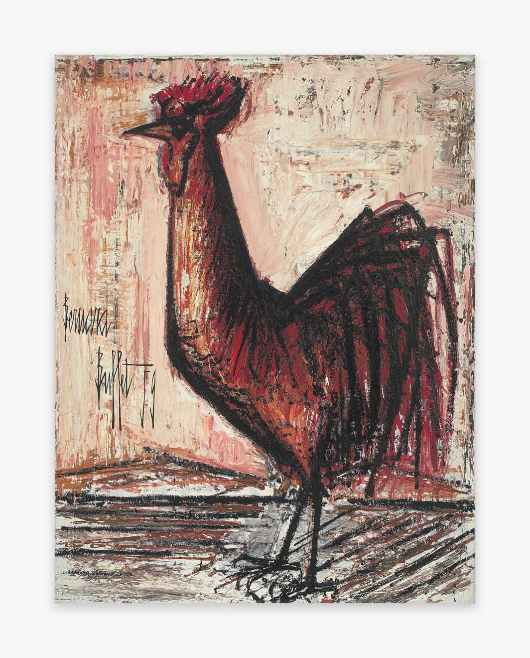 Bernard Buffet Le coq rouge, 1959