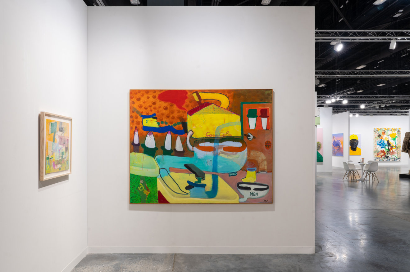 Installation view of Venus Over Manhattan booth at Art Basel Miami Beach 2021