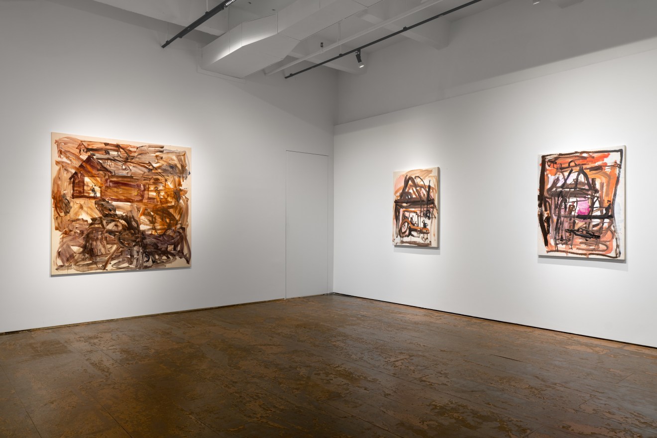 Installation view of David Deutsch Hurly-Burly at Venus Over Manhattan in New York