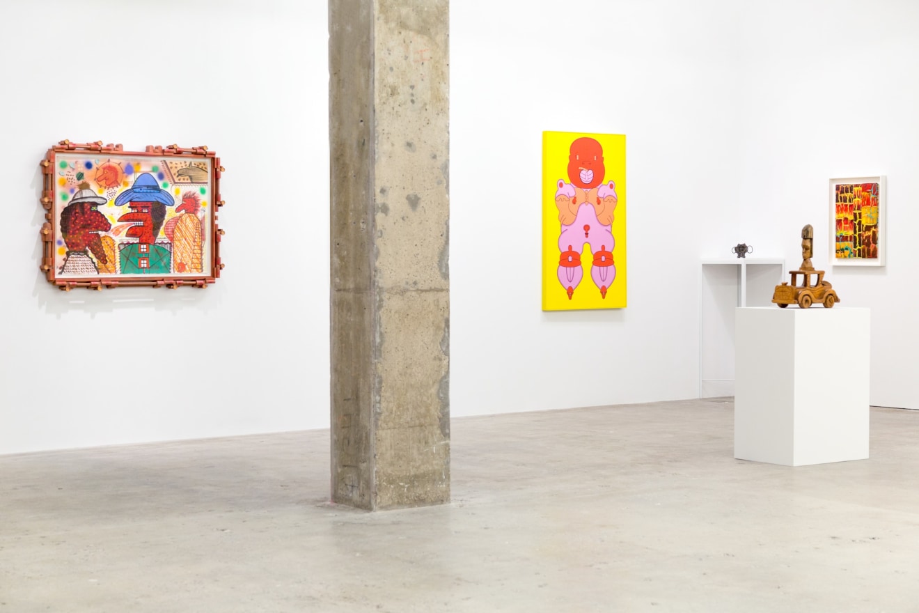 Installation view of Out of Control, curated by Peter and Sally Saul, New York, Venus Over Manhattan, 2018