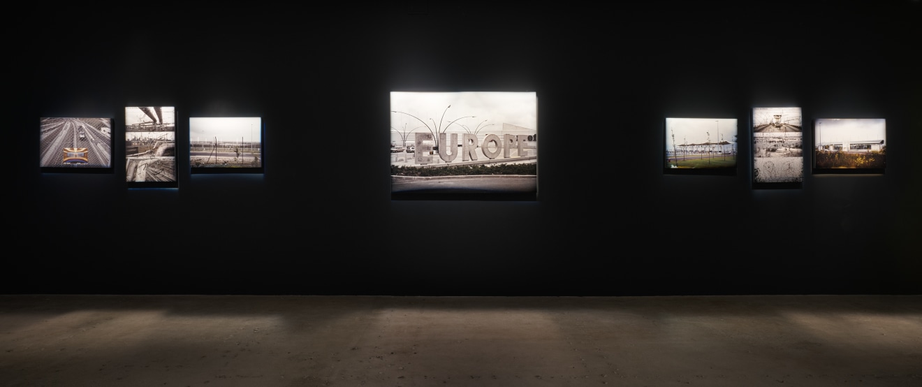 Installation view of Michel Houellebecq: French Bashing, New York, Venus Over Manhattan, 2017