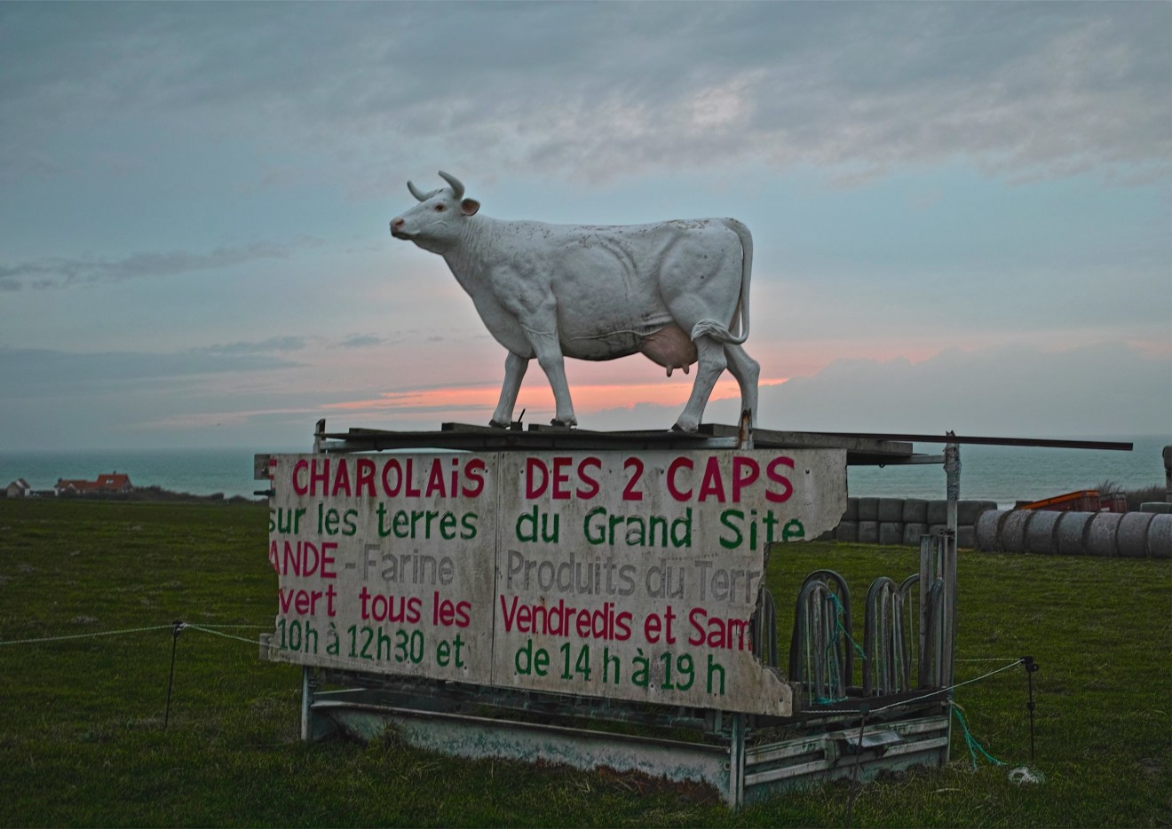 Michel Houellebecq, &quot;France #004&quot;&nbsp;(2017). Pigment print on Baryta paper mounted on aluminum. 39 3/16 x 57 1&frasl;2 in (99.5 x 146 cm)