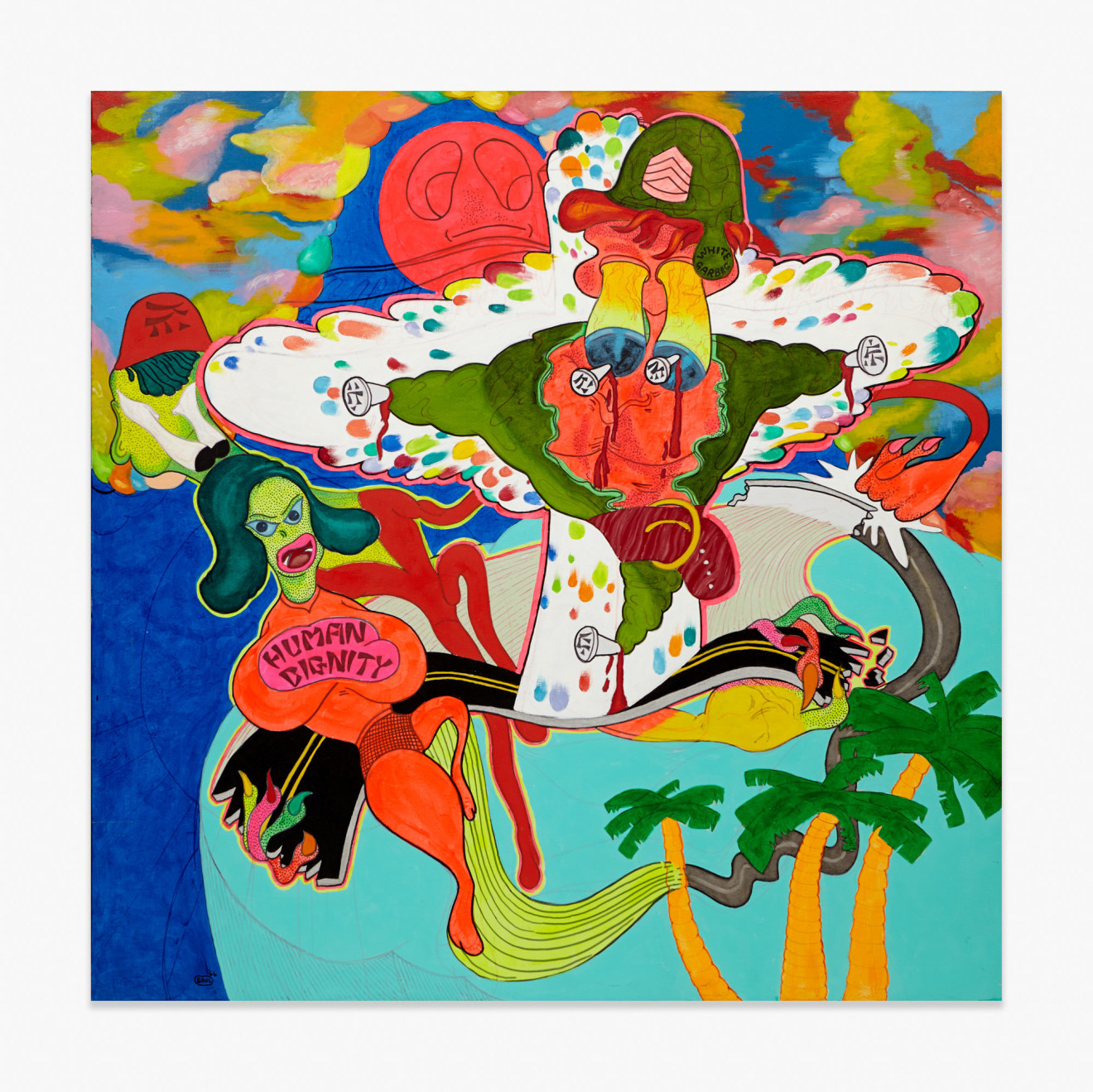 Peter Saul Human Dignity