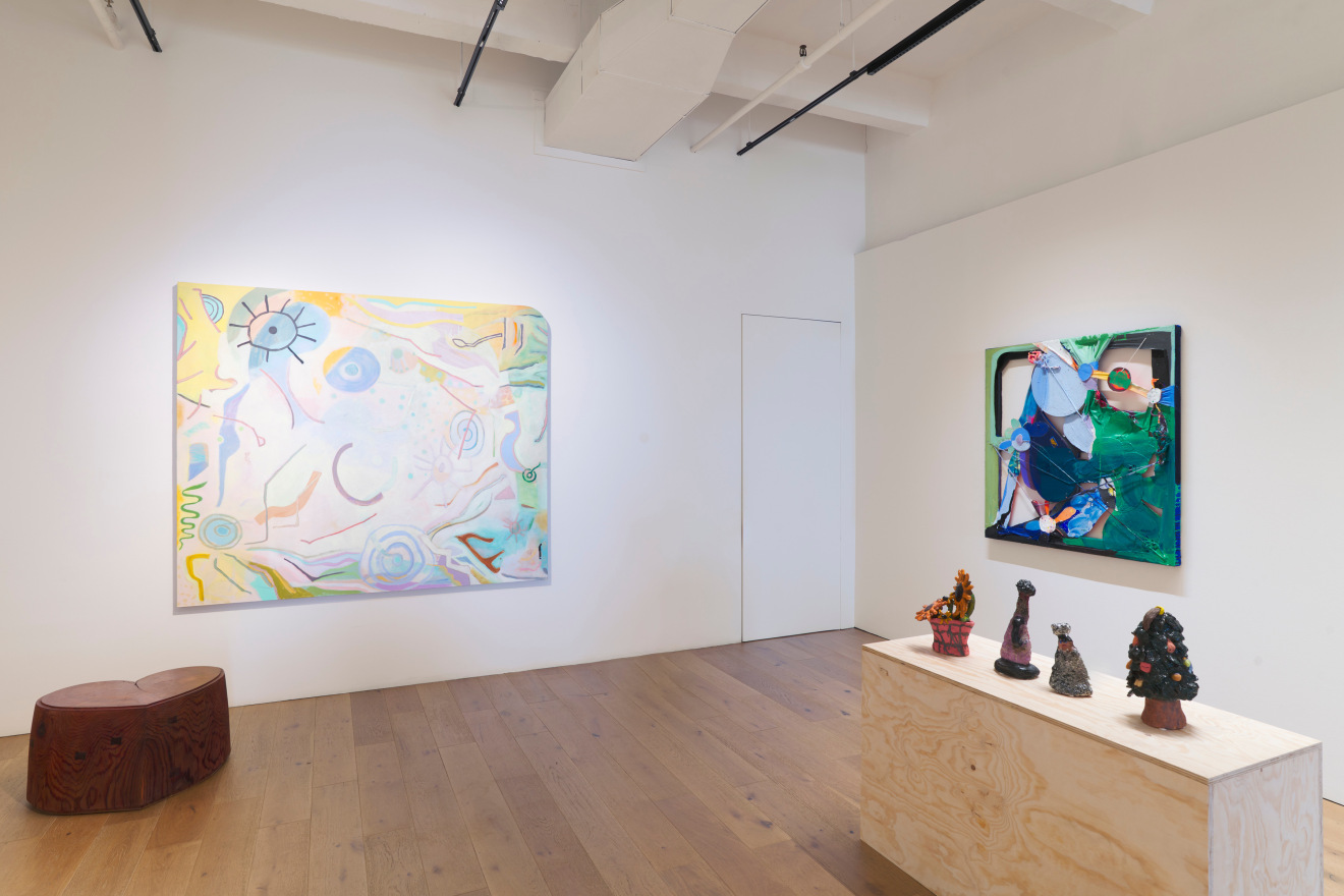 Installation view of &ldquo;Celestial Songs,&rdquo; curated by Adrianne Rubenstein, Venus Over Manhattan, New York, 2024.