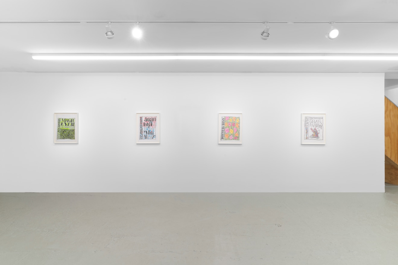 Installation view of &ldquo;Al Freeman: Covers (Drawings 2023-2024),&rdquo; Venus Over Manhattan, New York, 2024