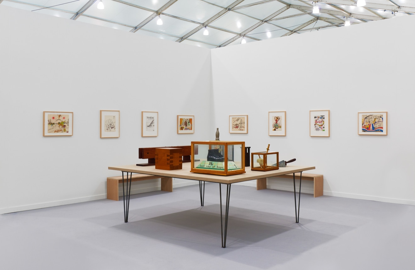 Installation view of H.C. Westermann, Frieze New York, 2016