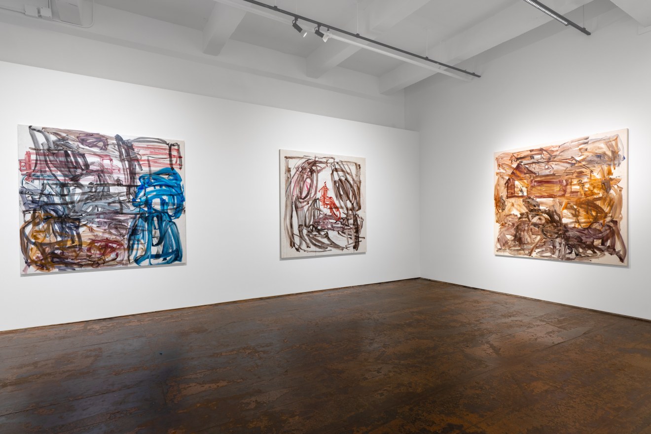 Installation view of David Deutsch Hurly-Burly at Venus Over Manhattan in New York