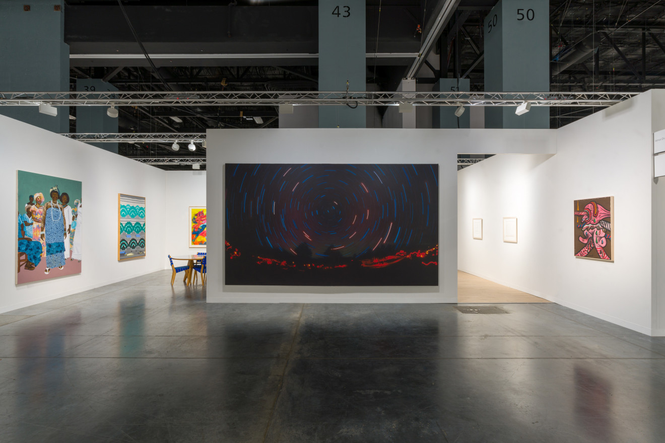 Installation view of Venus Over Manhattan booth at Art Basel Miami Beach 2021