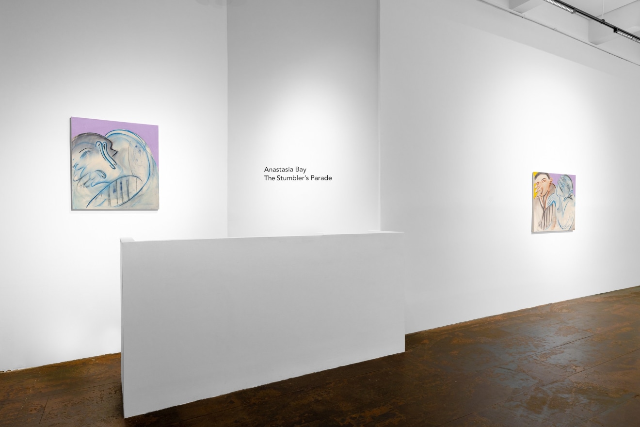 Installation view of &quot;Anastasia Bay: The Stumbler's Parade,&quot; Venus Over Manhattan, 2022