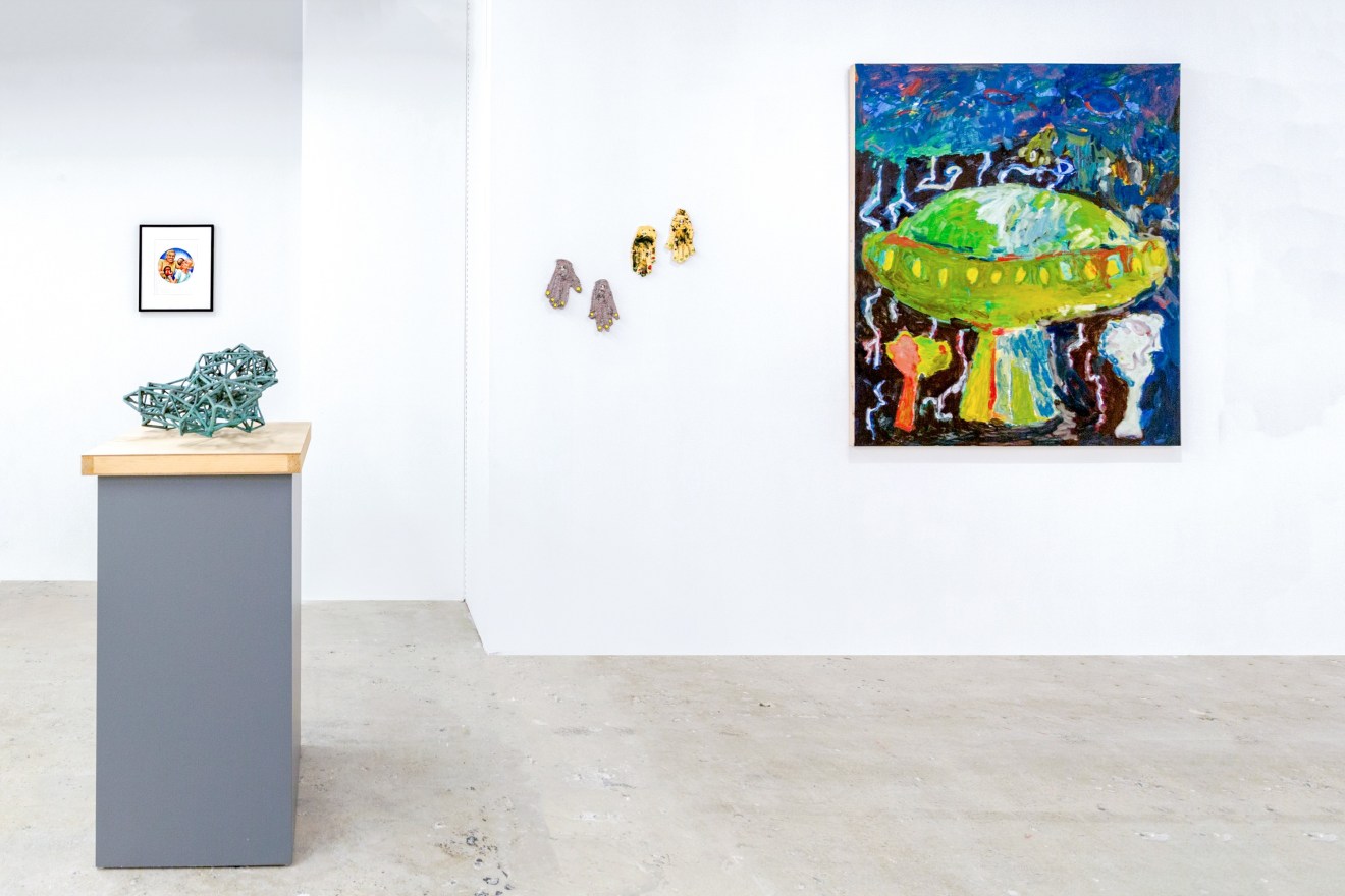 Installation view of Out of Control, curated by Peter and Sally Saul, New York, Venus Over Manhattan, 2018