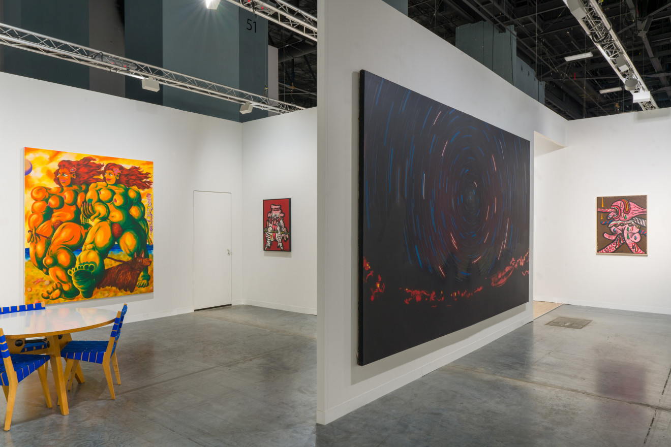 Installation view of Venus Over Manhattan booth at Art Basel Miami Beach 2021