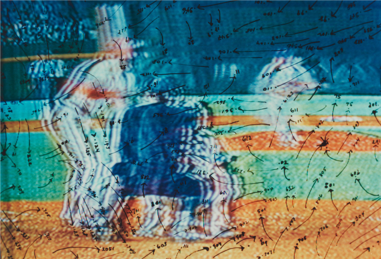 Video Drawings: Baseball, 1975, Chromogenic print