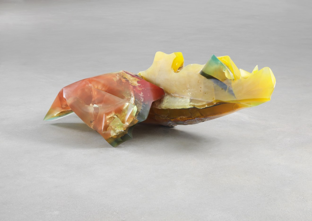 Bennington V, 1970, Polyester resin, milled glass, plaster, glitter, and dry pigment